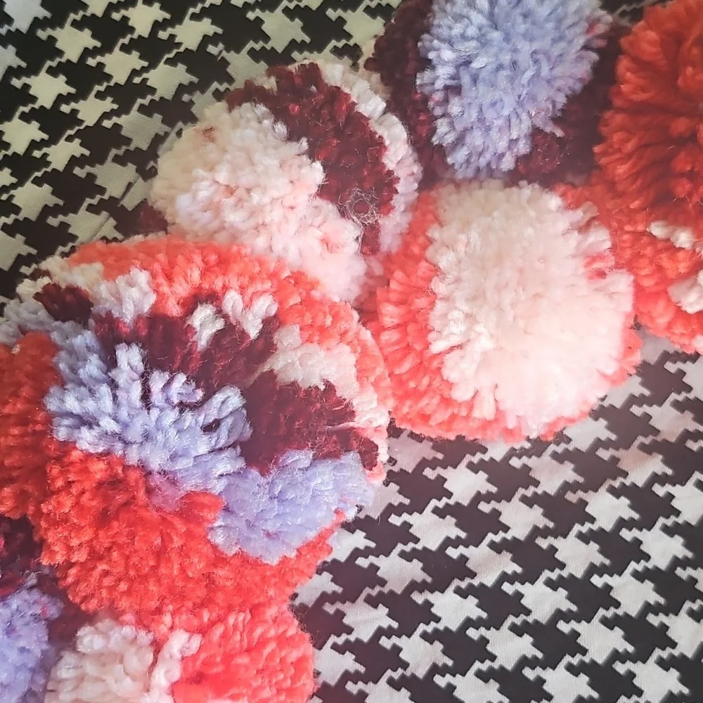 Colorful Pom Pom Wreath